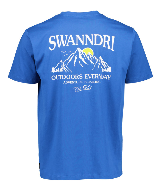 Mountain Top Printed T Shirt SWANNDRI