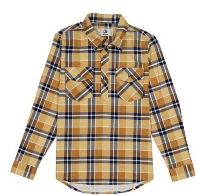 Kids Egmont Half Placket  Shirt SWANNDRI
