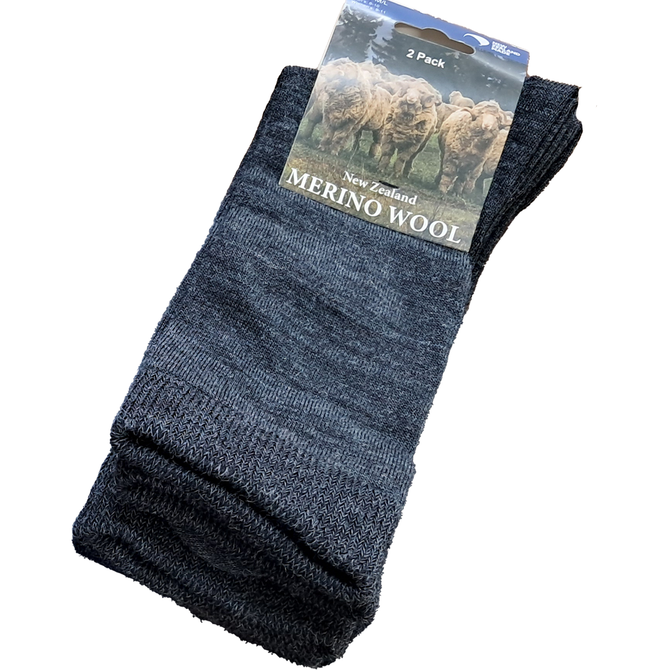 Merino Comfort Top Twin Pack Dress Sock