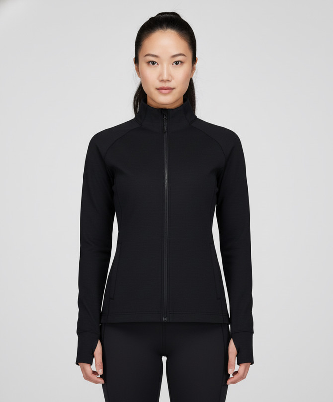 Merino Fusion Womens Zip Top SWANNDRI