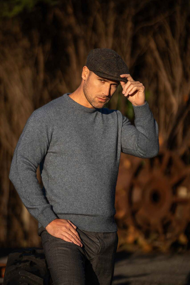 Crew Neck II Possum Merino Wool Silk Jumper KORU