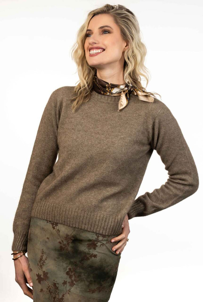 Crew Neck II Possum Merino Silk Jumper KORU