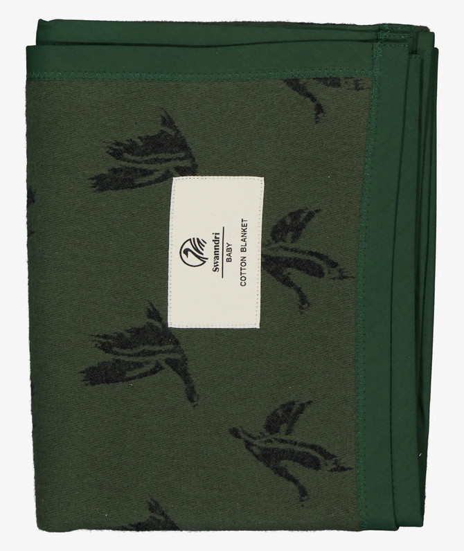 Cotton Jacquard Bassinet Blanket SWANNDRI