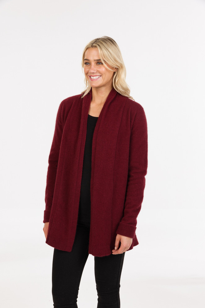 Possum Merino Wool Seamless Wrap Jacket NATIVE WORLD