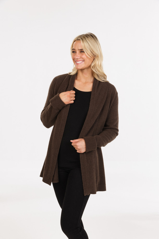 Possum Merino Wool Seamless Wrap Jacket NATIVE WORLD