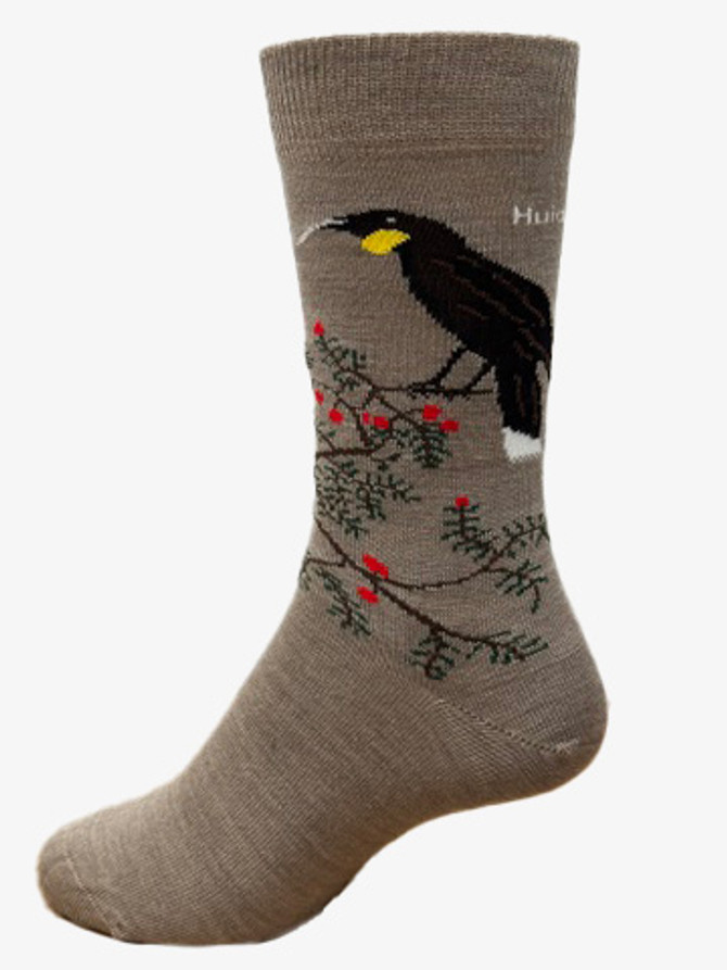 New Zealand Huia Merino Wool Dress Sock NZNC