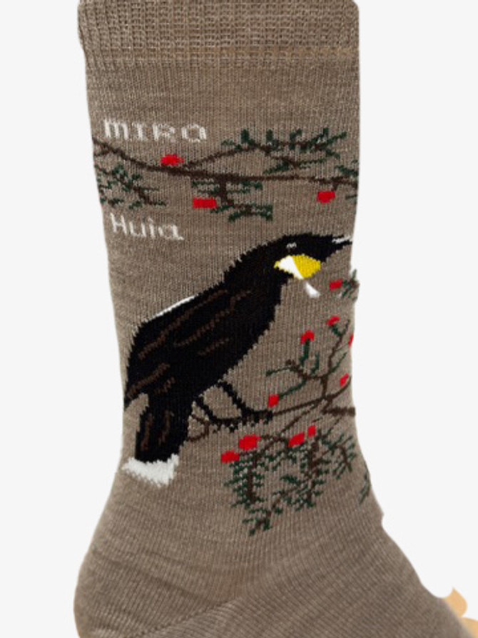 New Zealand Huia Merino Wool Dress Sock NZNC