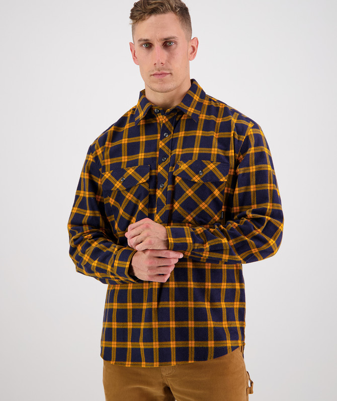 Egmont Half Button Cotton Shirt 2Pack SWANNDRI Egmont Half Button Cotton Shirt 2Pack SWANNDRI