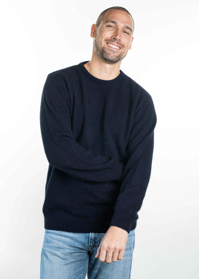 Crew Neck Possum Merino Wool Silk Jumper KORU