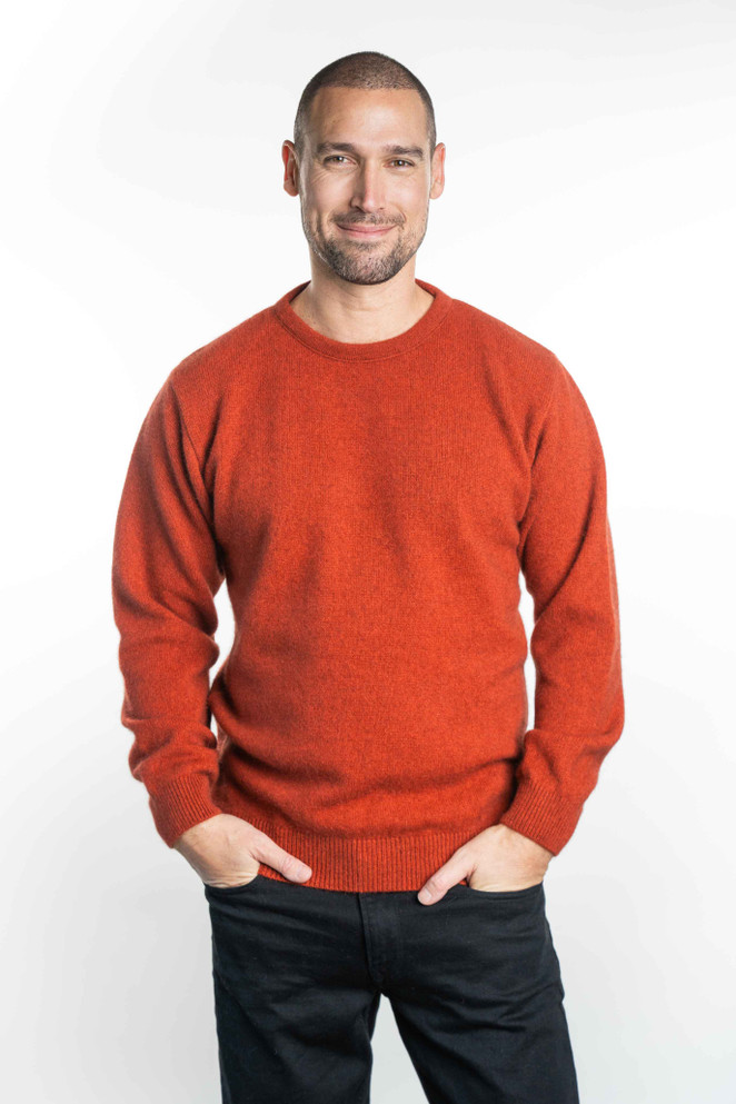 Crew Neck Possum Merino Wool Silk Jumper KORU