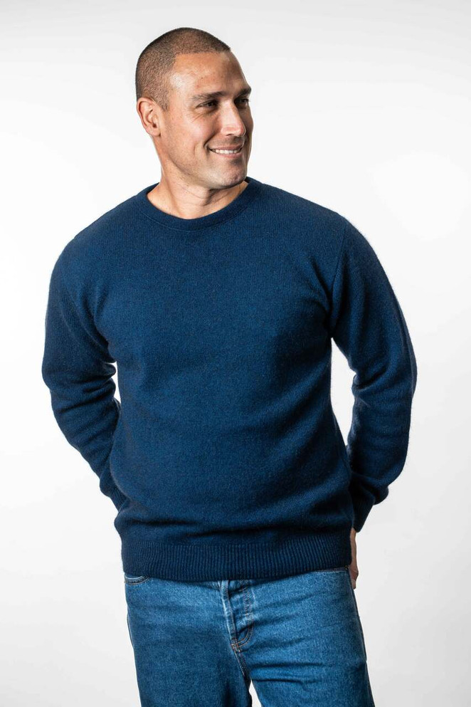 Crew Neck Possum Merino Wool Silk Jumper KORU