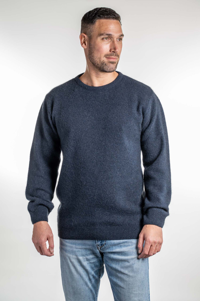 Crew Neck Possum Merino Wool Silk Jumper KORU