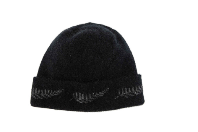 Silver Fern Possum Merino Wool Silk Hat KORU