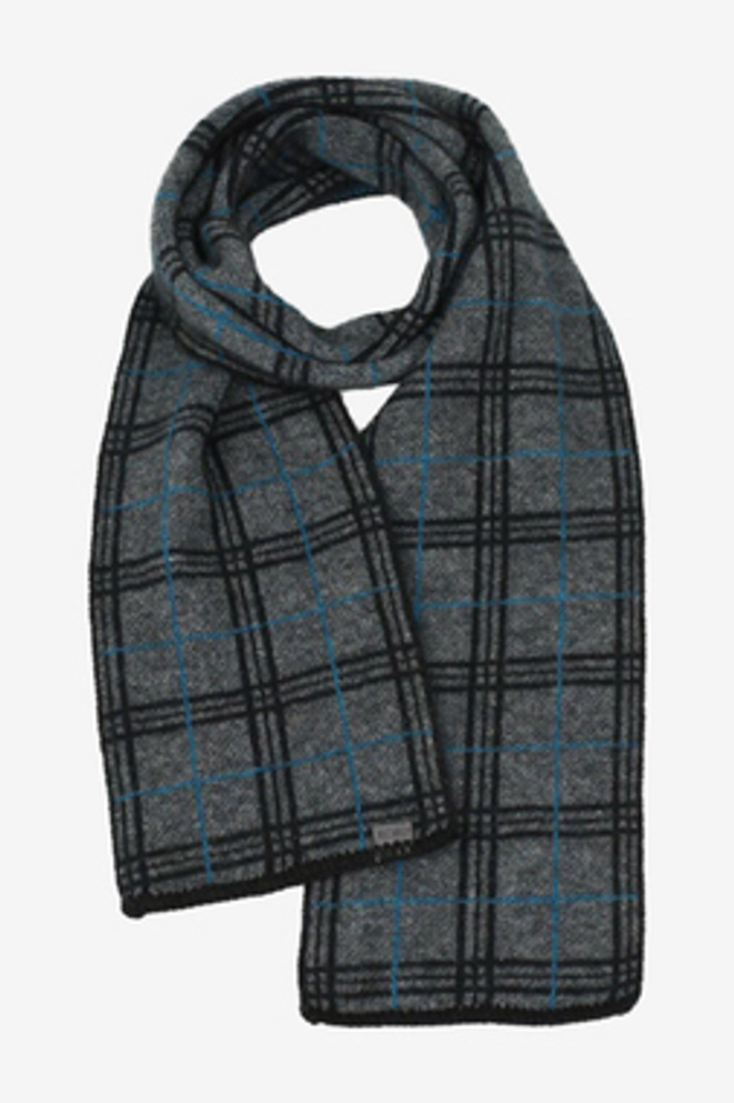 Tartan Possum Merino Wool Silk Scarf KORU