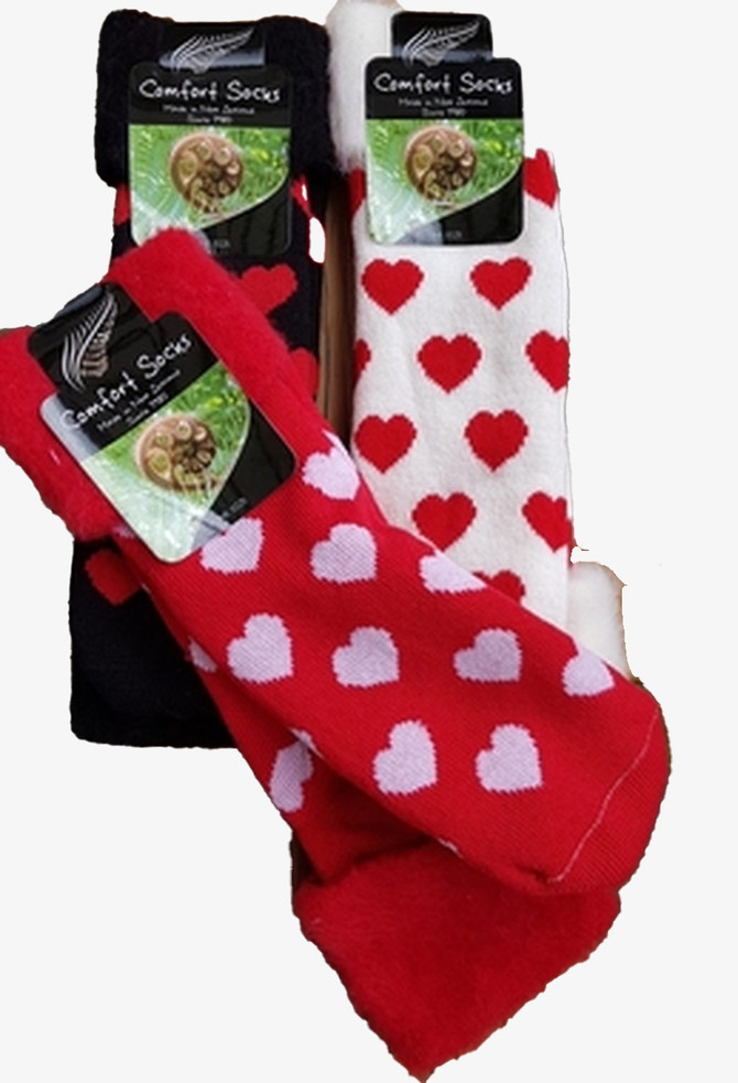 Heart Bed Socks COMFORT SOCKS Heart Bed Socks COMFORT SOCKS