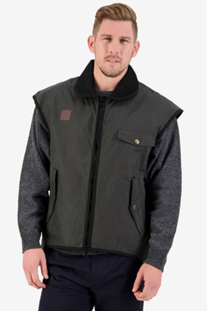 Levels Sleeveless Oilskin Vest SWANNDRI