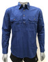Bendigo Long Sleeve Half Placket Shirt SWANNDRI