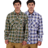 Egmont Full Button Cotton Shirt Twin Pack SWANNDRI