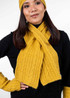 Thread Through Cable Possum Merino Wool Silk Scarf KORU