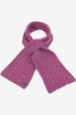 Thread Through Cable Possum Merino Wool Silk Scarf KORU