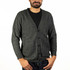 Vee Neck Possum Merino Cardigan KORU