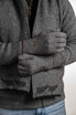 Possum Merino Silk Gloves KORU