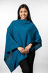 Two Way Possum Merino Silk Poncho KORU Two Way Possum Merino Silk Poncho KORU
