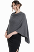 Two Way Possum Merino Silk Poncho KORU