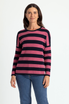 Long Sleeved Striped Jumper ROYAL