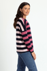 Long Sleeved Striped Jumper ROYAL