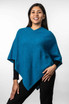 Moss Stitch Possum Merino Poncho II TRILOGY