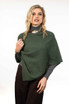 Moss Stitch Possum Merino Poncho II TRILOGY