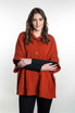 Cape with Pockets Possum Merino Silk KORU