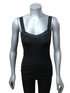 Lace Trim Vee Neck Rib Merino Wool Cami NZNC