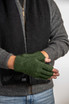 Fingerless Possum Merino Silk Gloves KORU