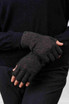 Fingerless Possum Merino Silk Gloves KORU