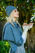 Moss Stitch Possum Merino Wool Silk Wrap KORU