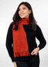 Scarf with Fringe Possum Merino Silk KORU