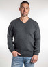 Ribbed V Possum Merino Silk Jumper II TRILOGY