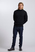 Men's Fine Merino Polo Neck ROYAL