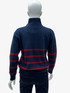 Striped Possum Merino Silk Zip Jumper KORU