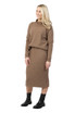 Ribbed Possum Merino Wool Silk Skirt NATIVE WORLD