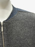 Contrast Detail Possum Merino Silk Jacket