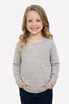 Kids Long Sleeve Striped Merino Ribbed Top