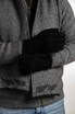 Possum Merino Silk Plain Gloves NZNC