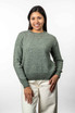 Moss Stitch Possum Merino Silk Plated Jumper KORU
