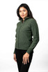 Cable Detail Possum Merino Silk Jacket KORU