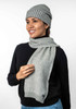 Moss Stitch Possum Merino Silk Plated Beanie KORU