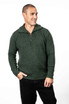 Diamond 1/2 Zip  Possum Merino Silk Plated Jumper KORU