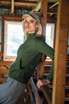 Rib Detail II Possum Merino Silk Womens Jacket KORU (Updating)